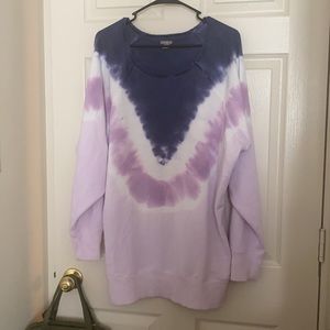 Aerie Oversized Tie Dye Sweatshirt Size Large